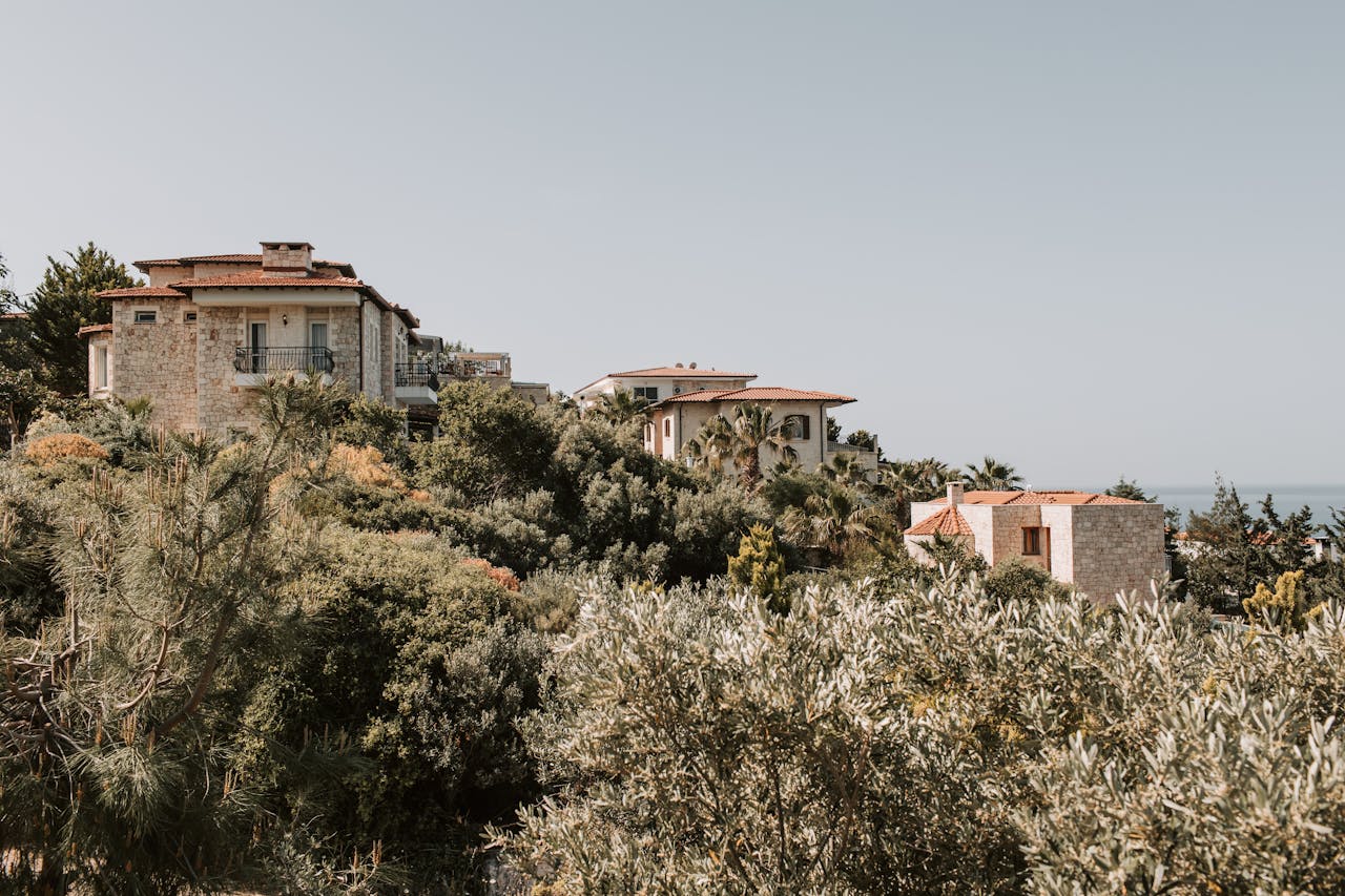 Cyprus villa with Mediterranean view — Minthis Natura 2000 reserve
