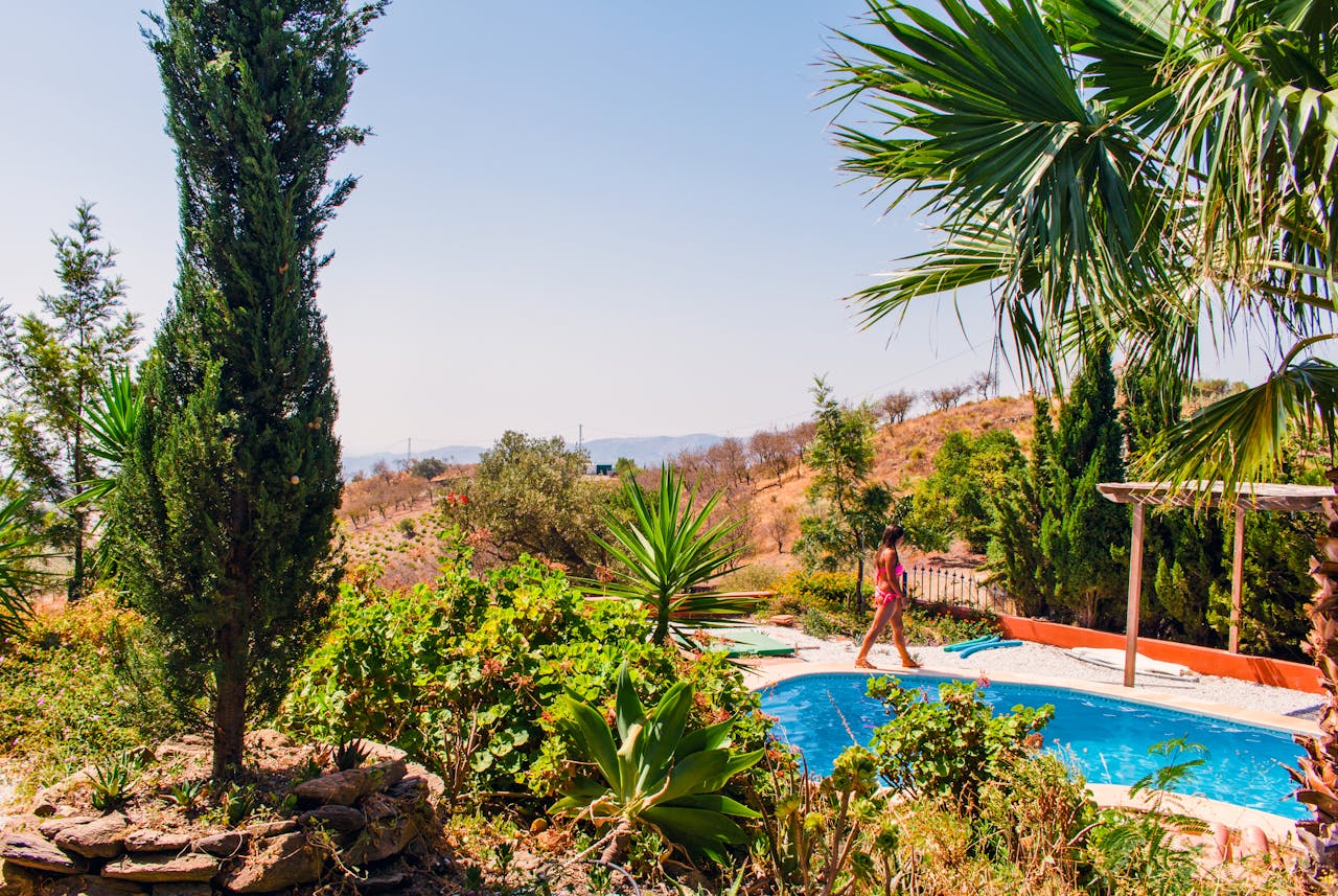 Paisaje mediterráneo Málaga — villas sostenibles Costa del Sol